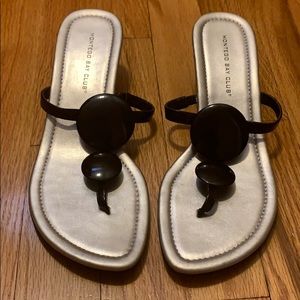 Wedge flip flop sandals size 7.5 NWOT